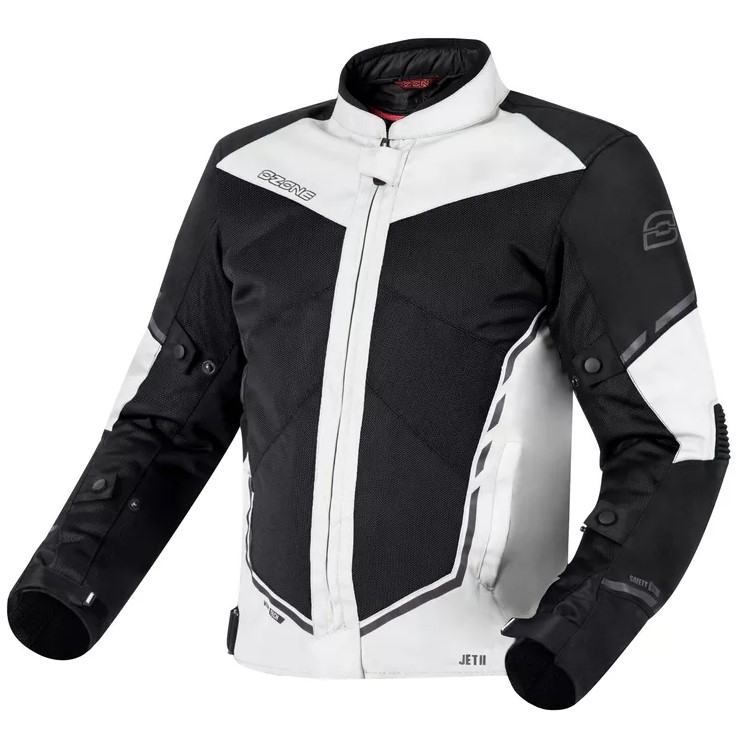 Moto bunda Ozone Jet II šedo-černá výprodej Velikost: M