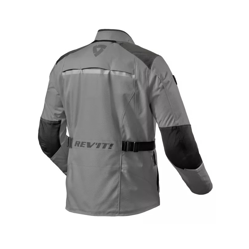 Bunda na motorku Revit Voltiac 3 H2O šedo-černá