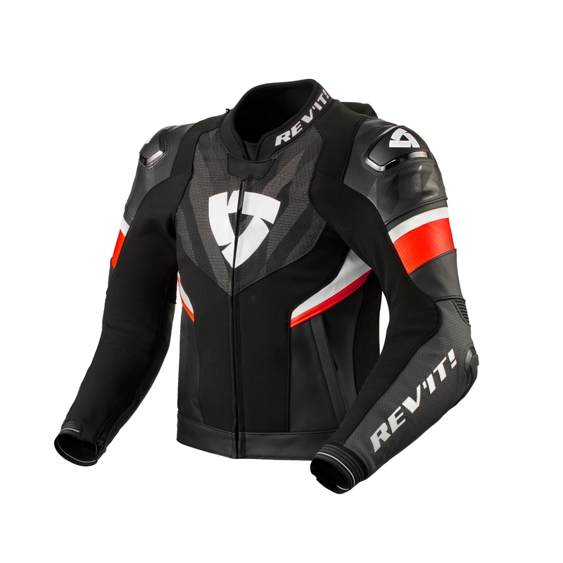 Bunda na motorku Revit Hyperspeed 2 Pro černo-fluo červená výprodej