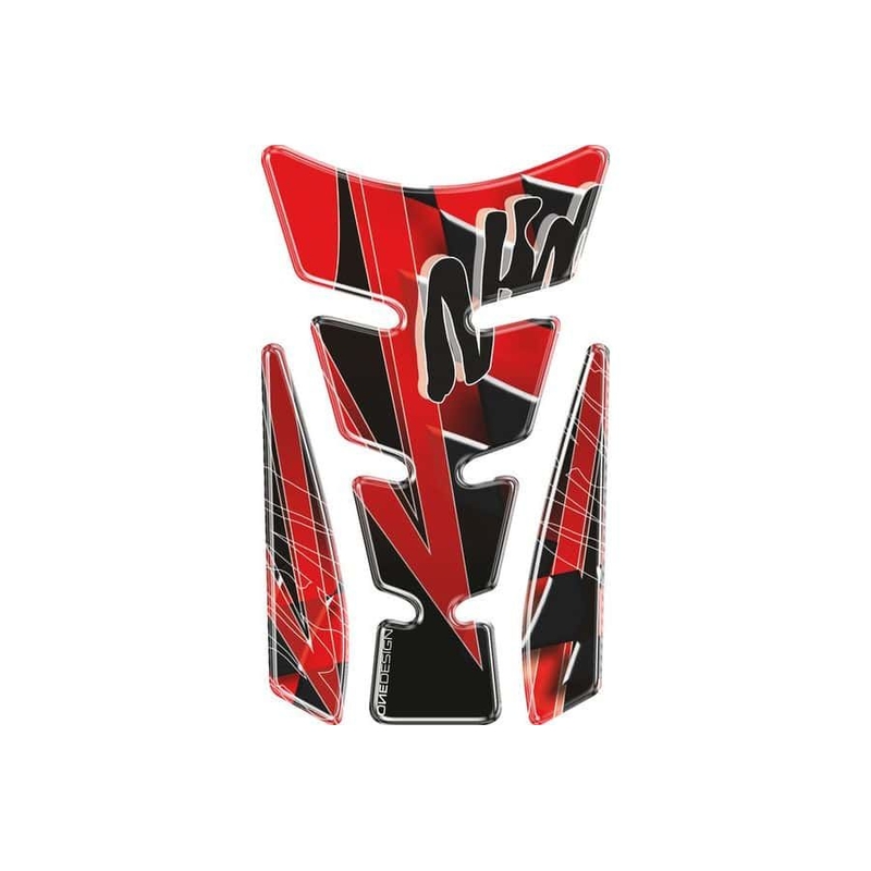 Polep palivové nádrže - tankpad Print Wings červený s boční částí