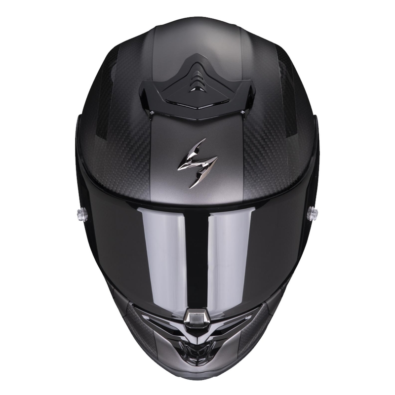 Integrální přilba Scorpion EXO-R1 EVO Carbon Air MG černo-stříbrná