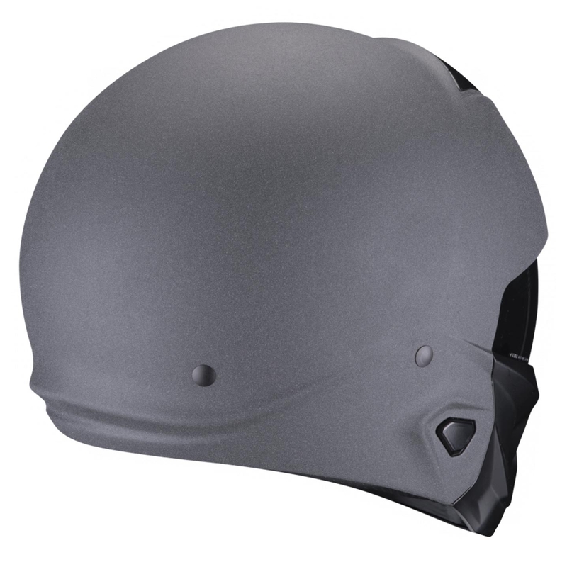 Otevřená přilba s maskou Scorpion EXO-COMBAT II Solid graphite tmavě šedá