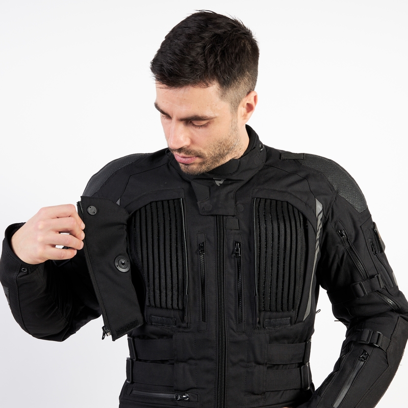 Bunda na motorku Rebelhorn Patrol černá výprodej