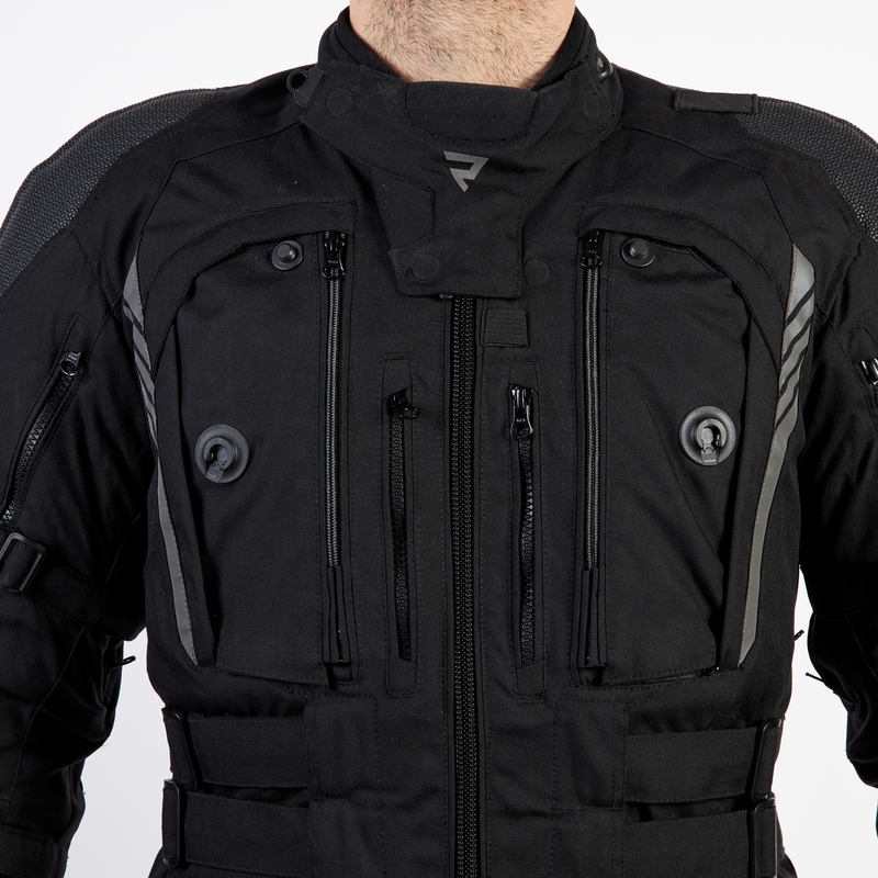 Bunda na motorku Rebelhorn Patrol černá výprodej