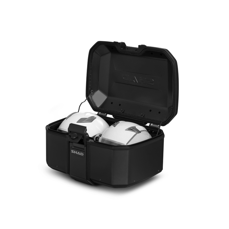 Vrchní hliníkový kufr na motorku SHAD Terra TR55 PURE BLACK