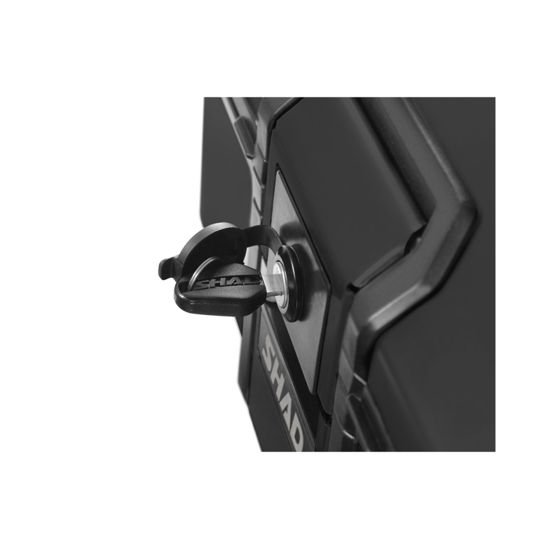Vrchní hliníkový kufr na motorku SHAD Terra TR55 PURE BLACK