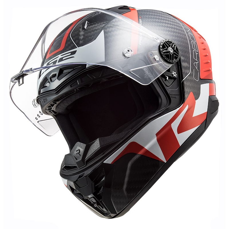 Integrální přilba na motorku LS2 FF805 Thunder C Racing1 černo-bílo-červená