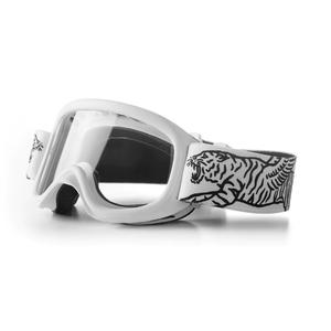 Motokrosové brýle Fuel Racing Division černo-bílé