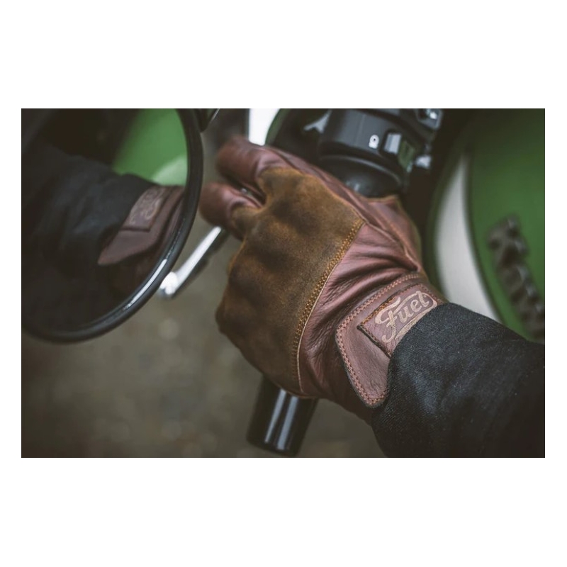 Rukavice na motorku Fuel Rodeo hnědé