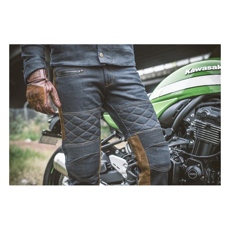 Rukavice na motorku Fuel Rodeo hnědé