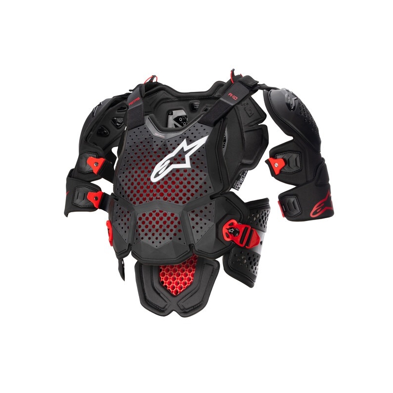 Chránič těla Alpinestars A-10 2 černo-antracitovo-červený