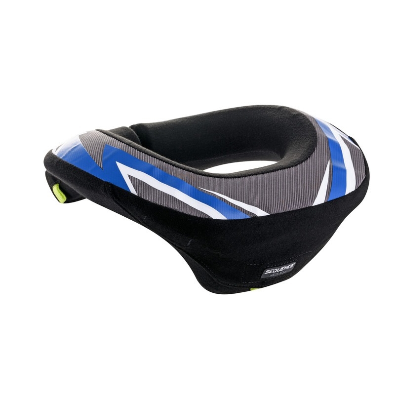 Dětský chránič krku Alpinestars Sequence Youth černo-bílo-modrý