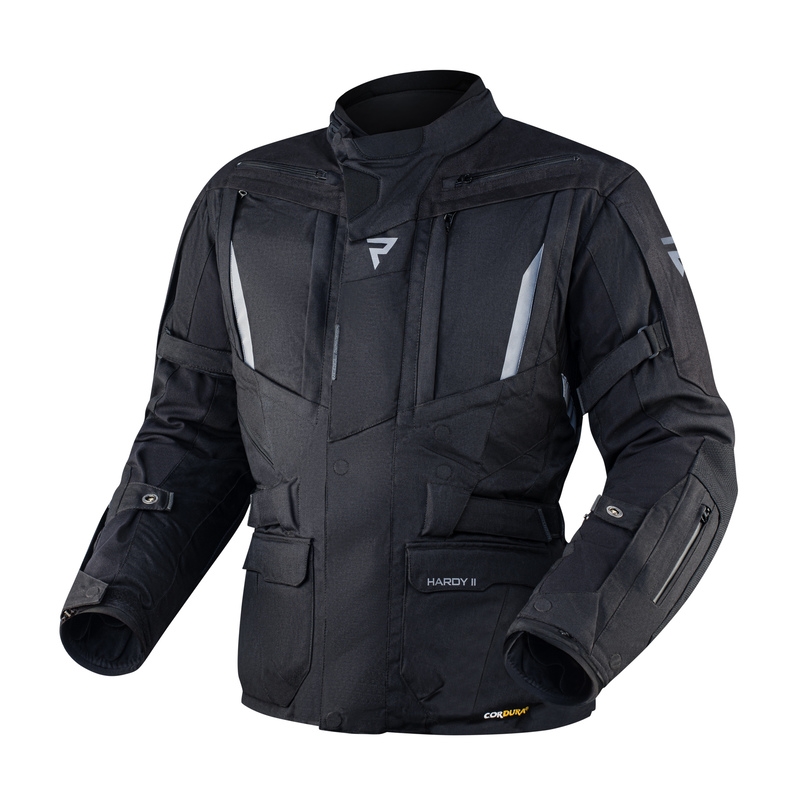 Bunda na motorku Rebelhorn Hardy II černá výprodej Velikost: 7XL