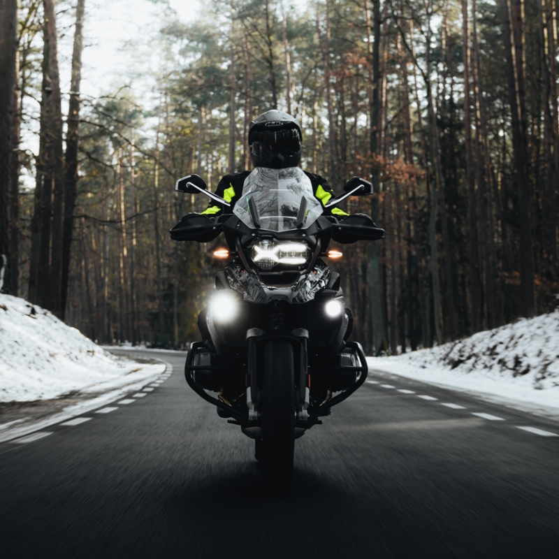 Bunda na motorku Rebelhorn Hardy II černo-fluo žlutá výprodej
