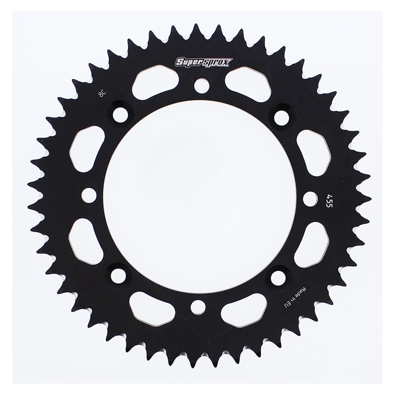 Hliníková řetězová rozeta SUPERSPROX černý 46 zubů, 420