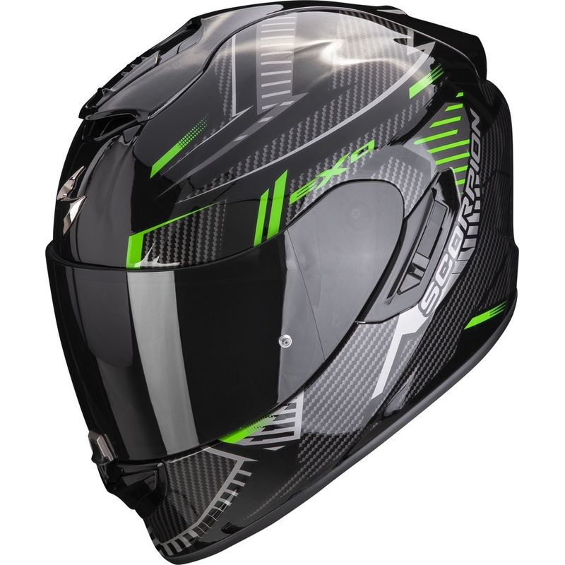 Integrální přilba na motorku Scorpion EXO-1400 EVO Air Shell černo-zelená