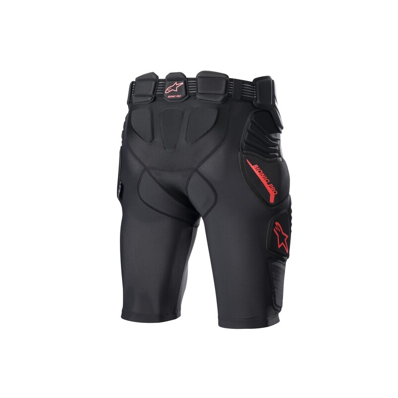 Motokrosové šortky Alpinestars Bionic Pro černo-červené