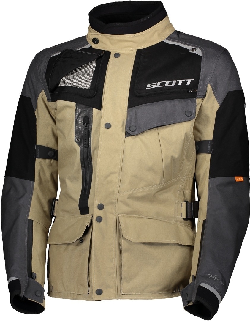 Bunda na motorku SCOTT Voyager Dryo hnědo-šedá Velikost: XL