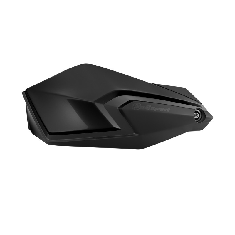 Chrániče páček POLISPORT S-DUAL s montážní sadou Černý/černý