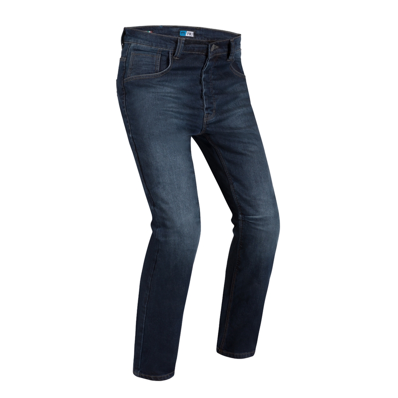 Jeansy na motorku PMJ Tourer modré WR