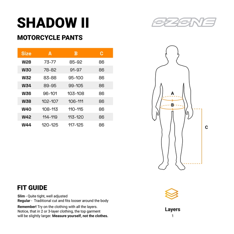 Jeansy na motorku Ozone Shadow II černé výprodej