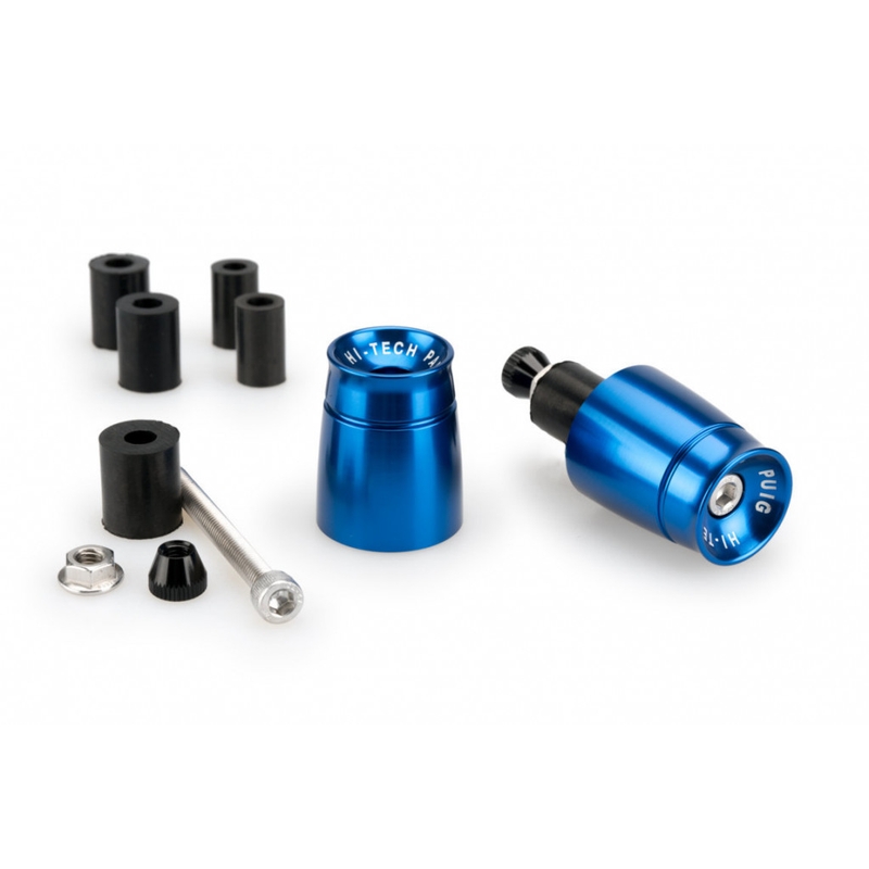 Závažíčka řidítek PUIG SPORT modrá UNIVERSAL M6 13-18mm.