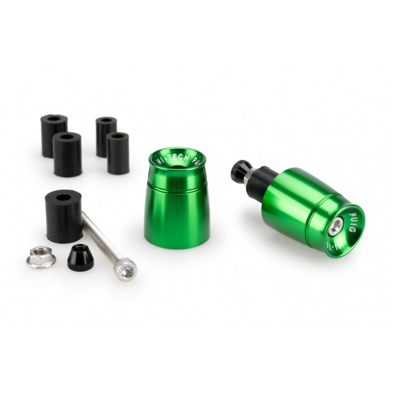 Závažíčka řidítek PUIG SPORT zelená UNIVERSAL M6 13-18mm.