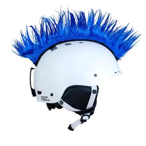 Číro na helmu Mohawk tmavě modré