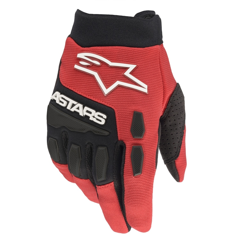 Dětské motokrosové rukavice Alpinestars Full Bore černo-červené