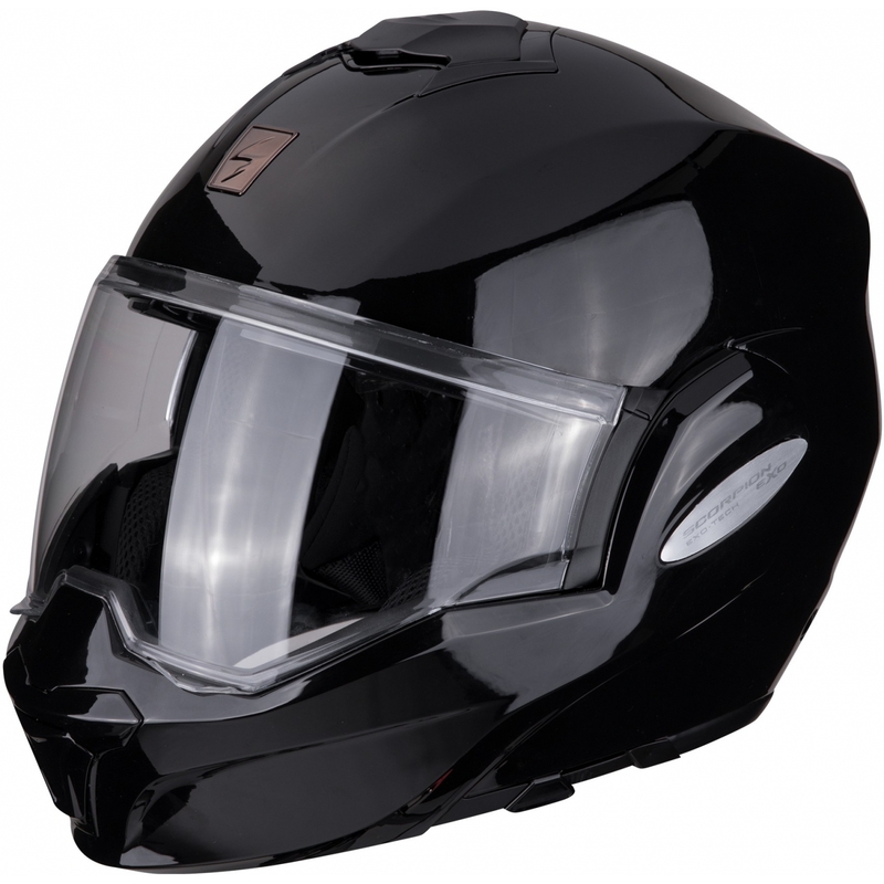 Překlápěcí přilba Scorpion EXO-TECH EVO černá lesklá