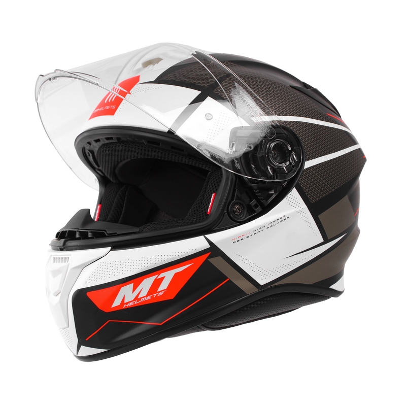 Integrální přilba na motorku MT Targo Podium B0 černo-šedo-bílá výprodej