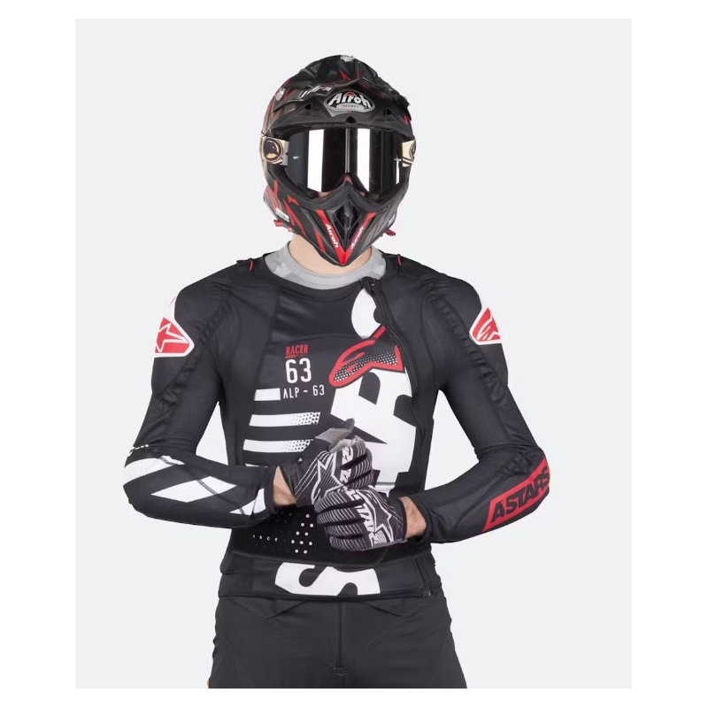 Chránič těla Alpinestar Sequence Protection černo-bílo-červený