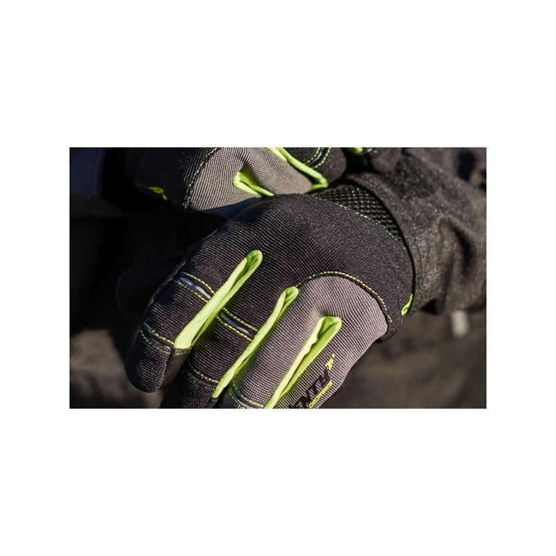 Rukavice na motorku SEVENTY DEGREES SD-C48 černo-fluo žluté