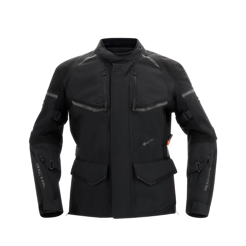 Bunda na motorku RICHA Atlantic 2 Gore-Tex černá výprodej