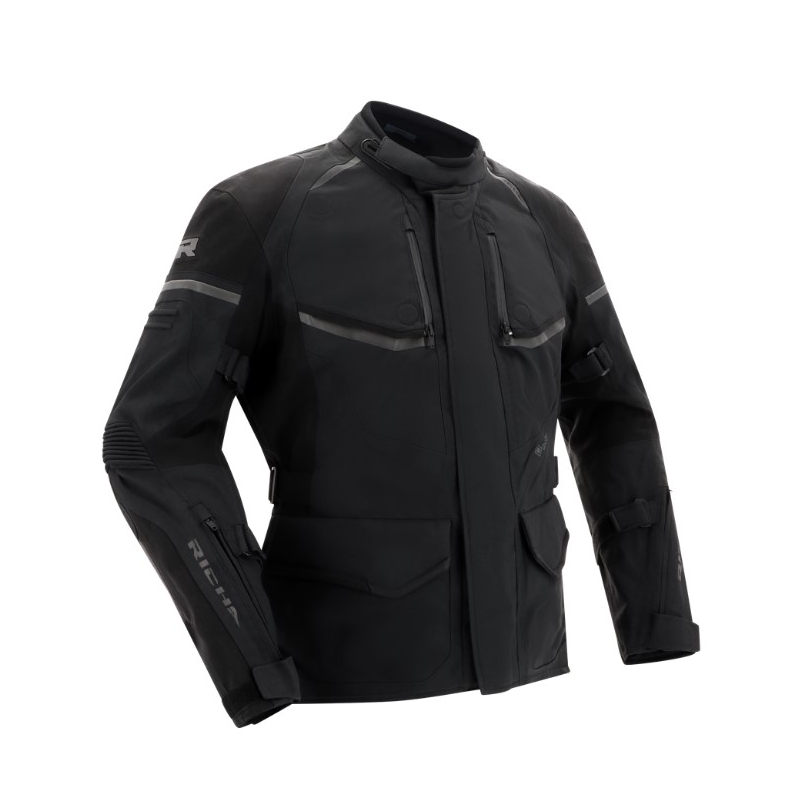 Bunda na motorku RICHA Atlantic 2 Gore-Tex černá výprodej