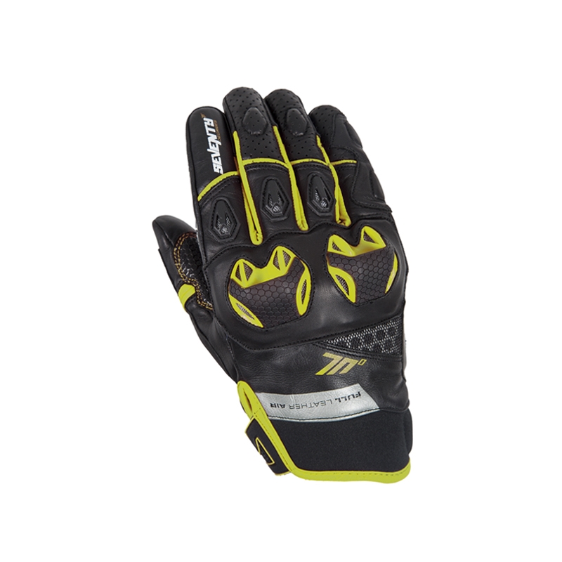 Rukavice na motorku SEVENTY DEGREES SD-N32 černo-fluo žluté