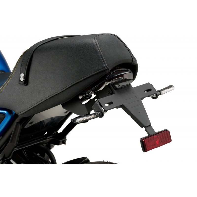 Nastavitelný držák SPZ PUIG černý pro YAMAHA XSR 900 2022-2026, YAMAHA XSR 900 GP 2024-2026