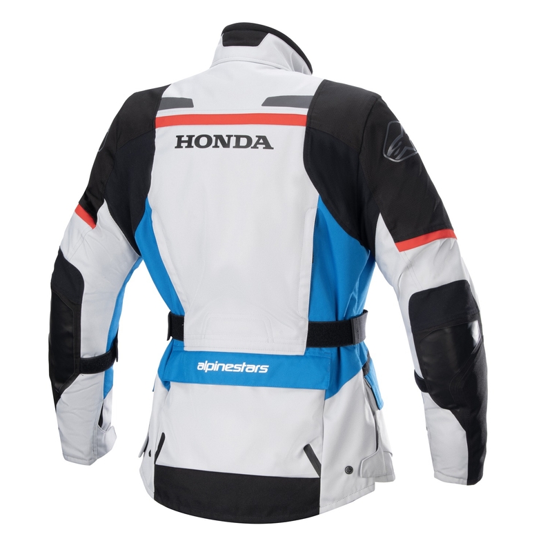 Dámská bunda na motorku Alpinestar Stella Andes Drystar Honda šedo-černo-modro-červená 23