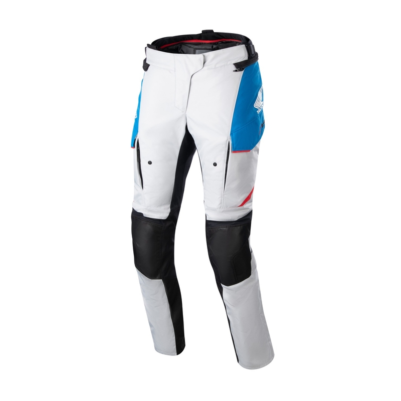 Dámské kalhoty na motorku Alpinestars Stella Andes Drystar Honda světle šedo-černo-modro-červené 23