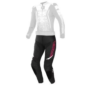 Dámské kalhoty na motorku RSA GT2 černo-bílo-fluo růžové výprodej