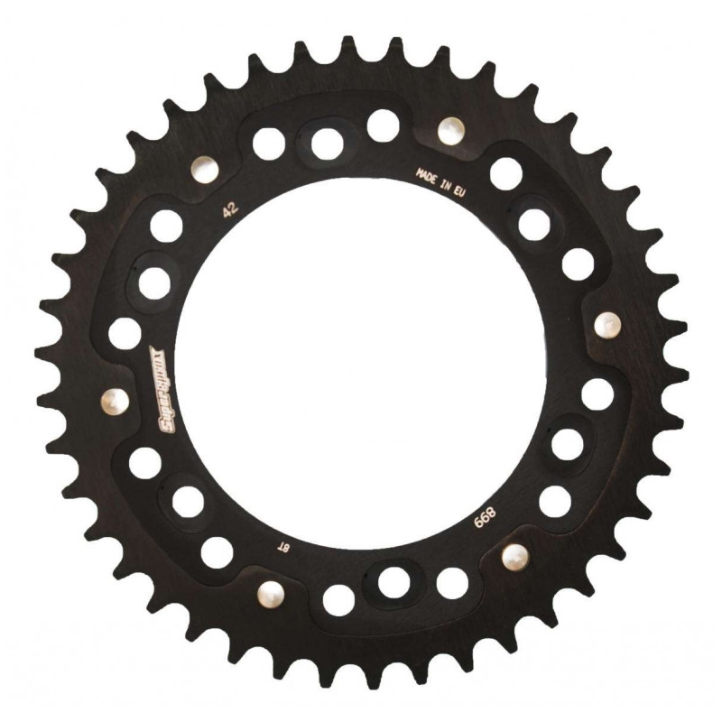 Řetězová rozeta SUPERSPROX STEALTH černý 42 zubů, 525