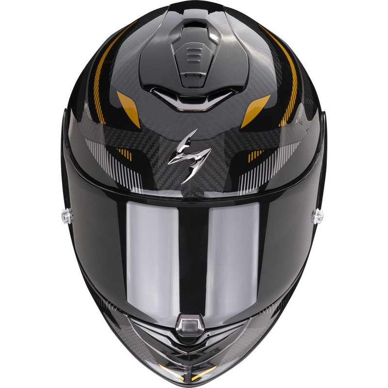 Integrální přilba na motorku Scorpion EXO-1400 EVO Carbon Air Kydra černo-zlatá