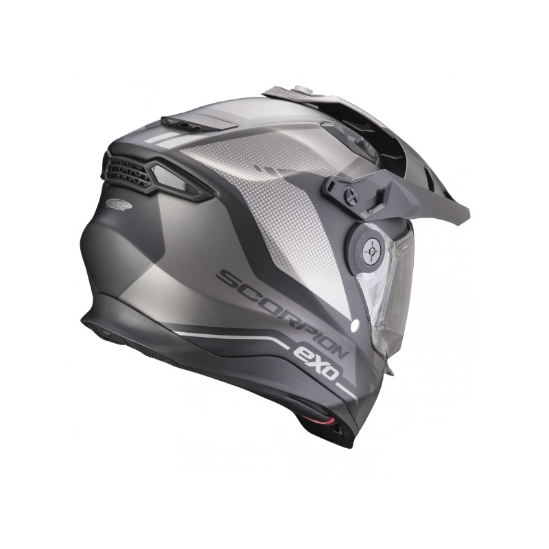 Enduro přilba na motorku SCORPION ADF-9000 AIR Trail černo-stříbrná