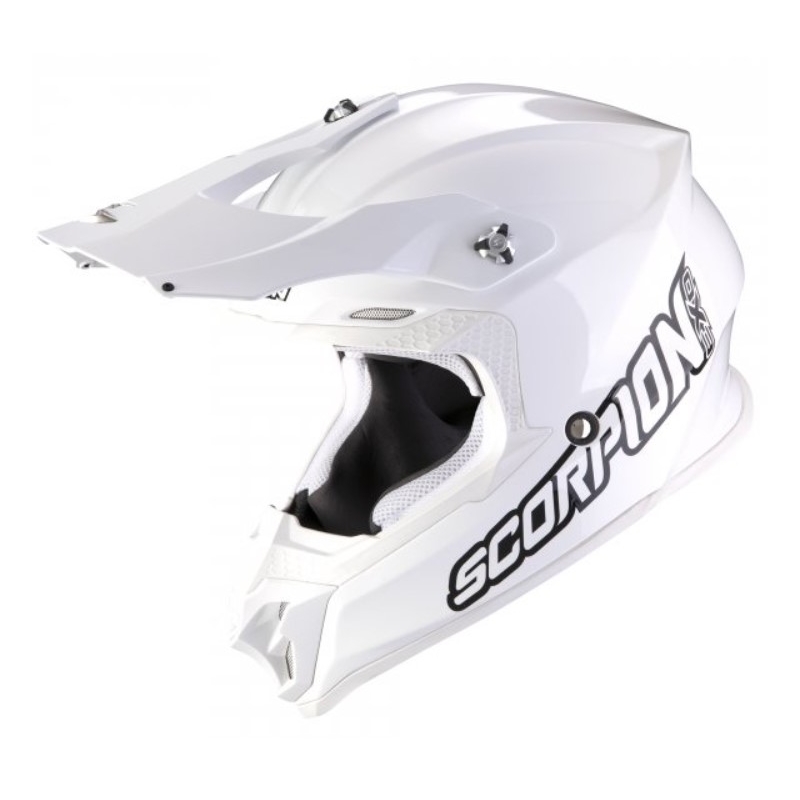 Motokrosová přilba Scorpion VX-16 EVO AIR Solid bílá