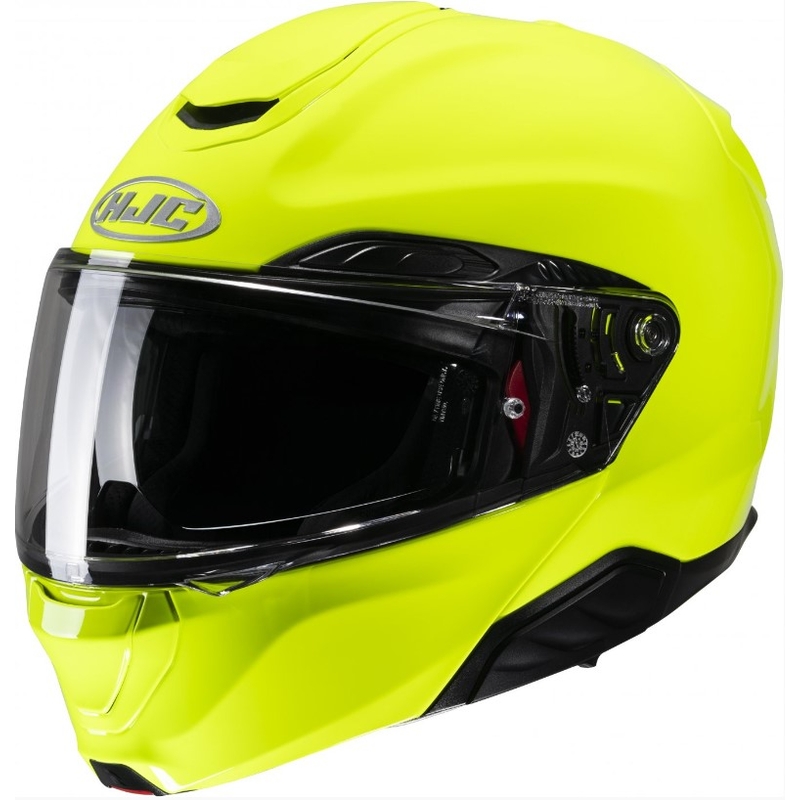 Výklápěcí přilba na motorku HJC RPHA 91 Solid Solid fluo zelená