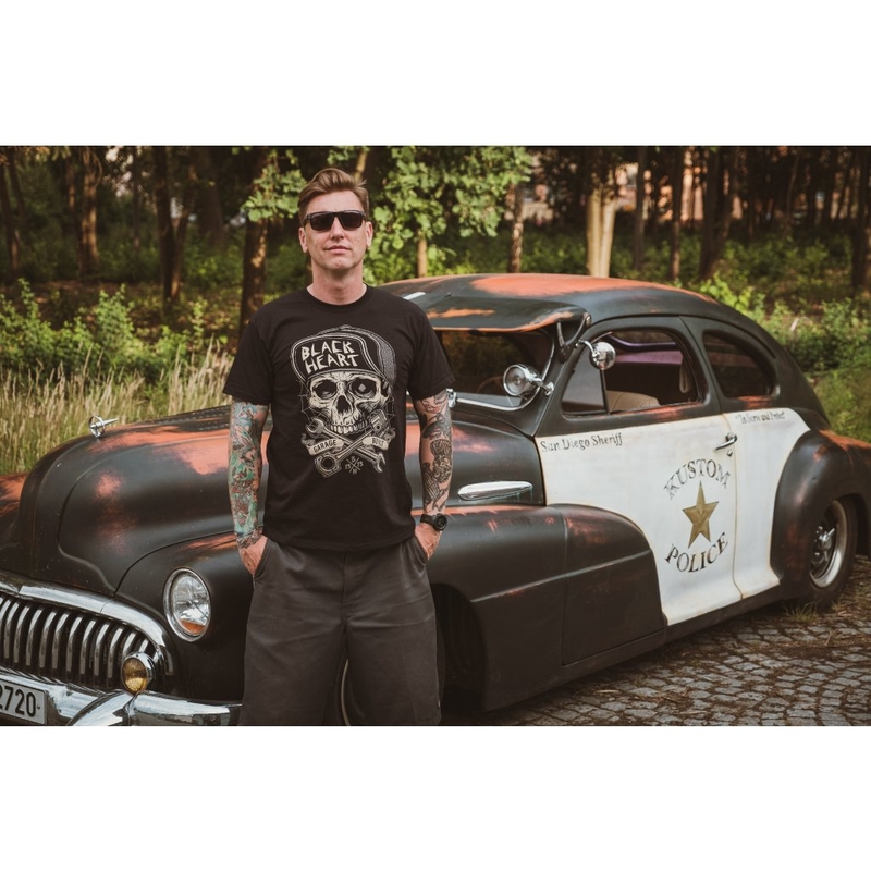 Pánské triko Black Heart Garage Built