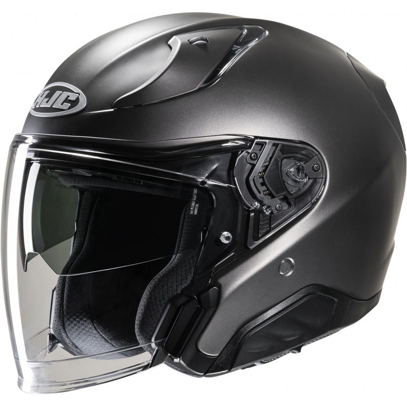 Otevřená přilba na motorku HJC RPHA 31 Solid semi flat titanová