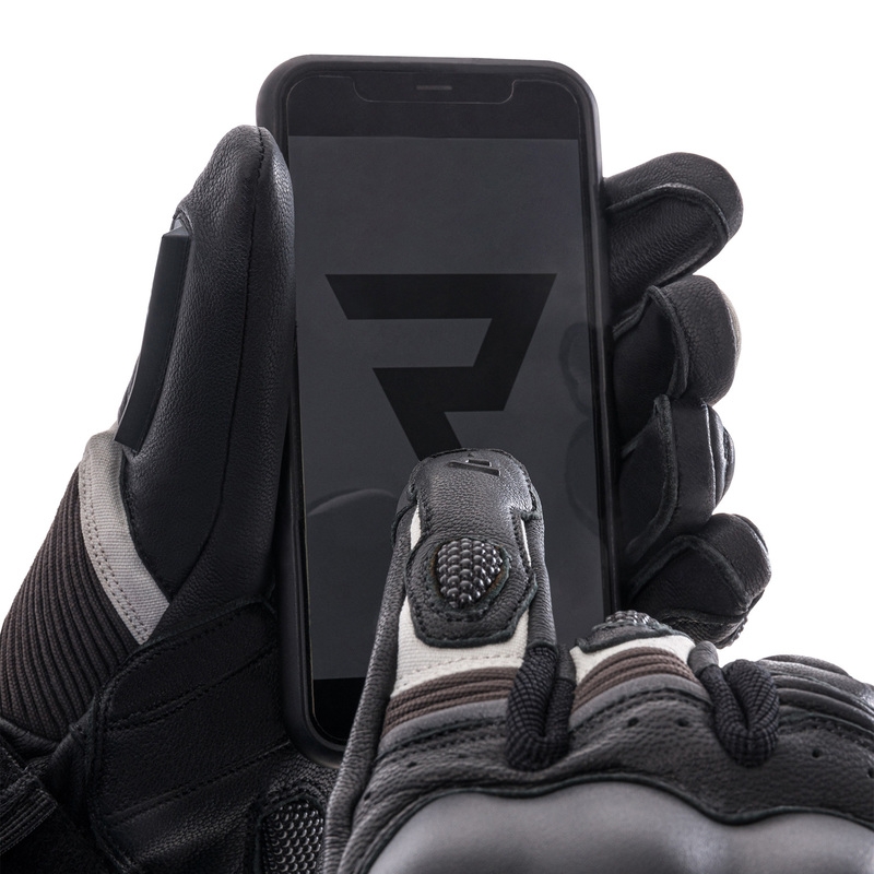 Rukavice na motorku Rebelhorn Range černo-šedé