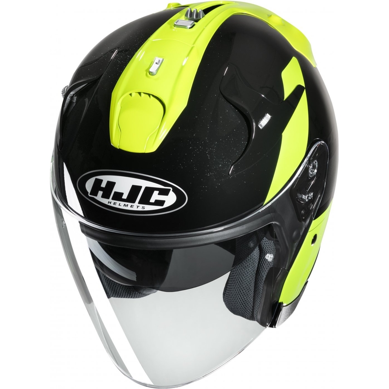 Otevřená přilba na motorku HJC FG-JET Epen MC3H černo-fluo žlutá
