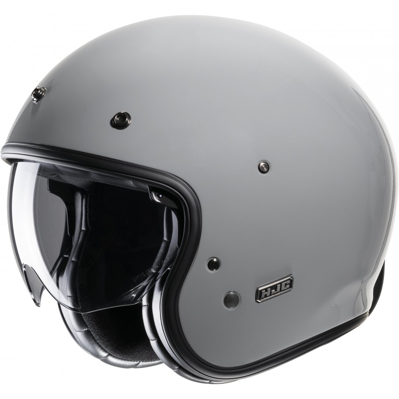 Otevřená přilba na motorku HJC V31 Solid n. šedá